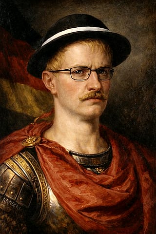 Myself as Julius Caesar (Baroque Style)'