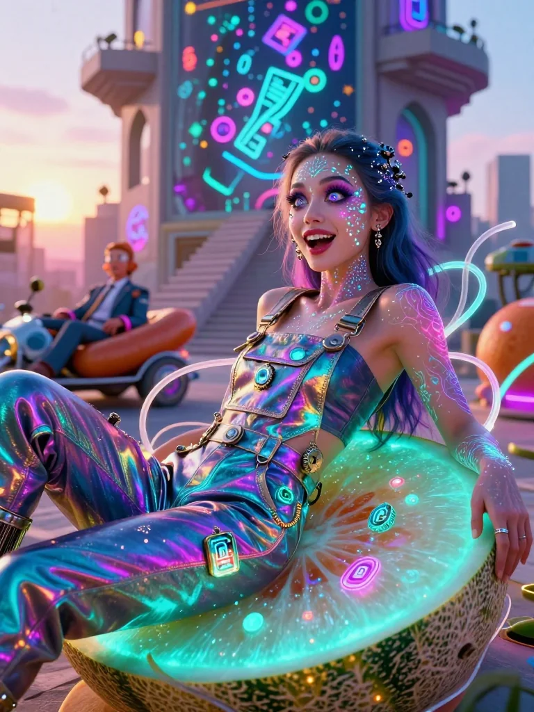 Neon moon on lemon beach picture 1 of 1