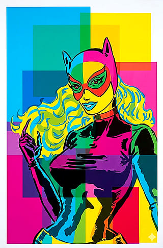Catwoman Pop art'