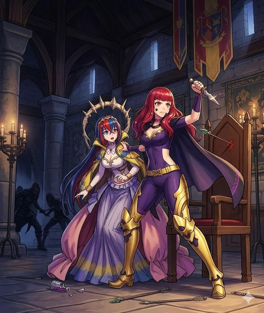 Fire Emblem Engage Alear x Yunaka art picture 1 of 5