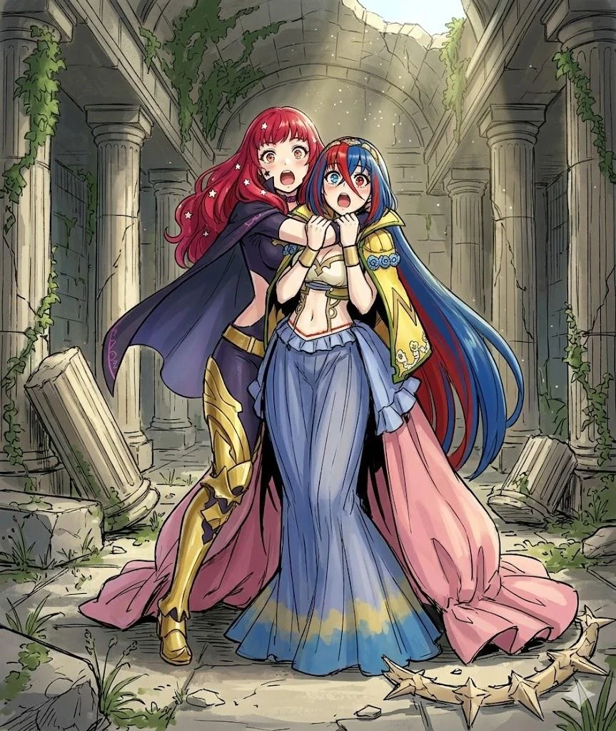 Fire Emblem Engage Alear x Yunaka art picture 2 of 5