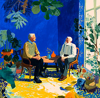 David Hockney meets Matisse'