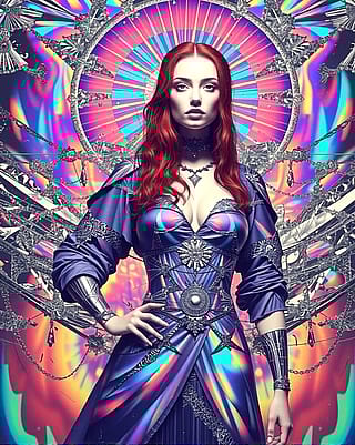 Psychedelic redhead'