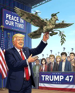 The new "Peace Pigeon" just dropped. 🕊️💣'