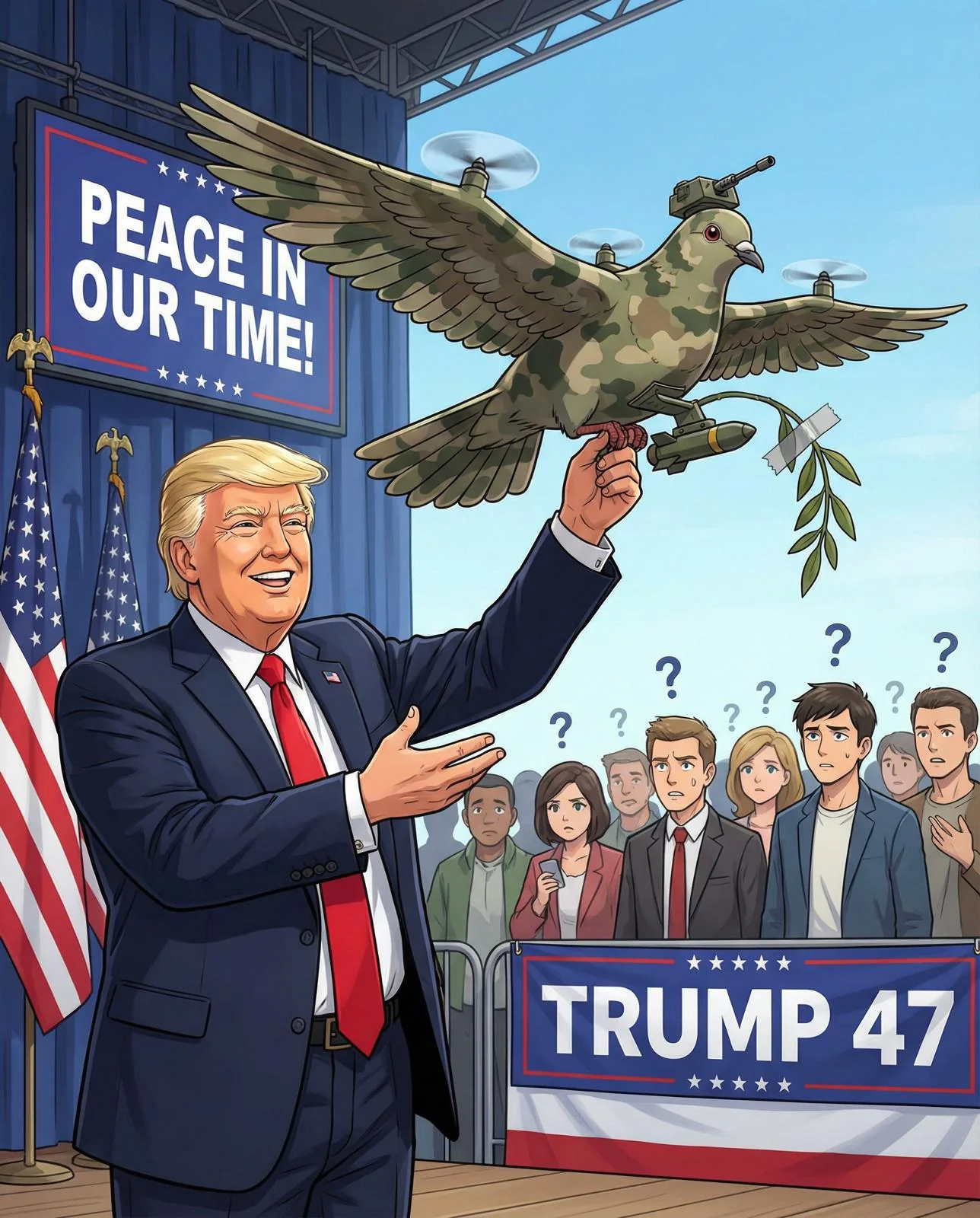 The new "Peace Pigeon" just dropped. 🕊️💣 picture 1 of 1