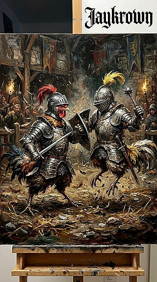Cock fighting'