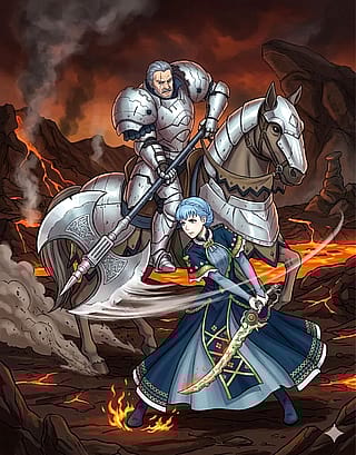 Fire Emblem Three Houses Marianne vs Gwendal'