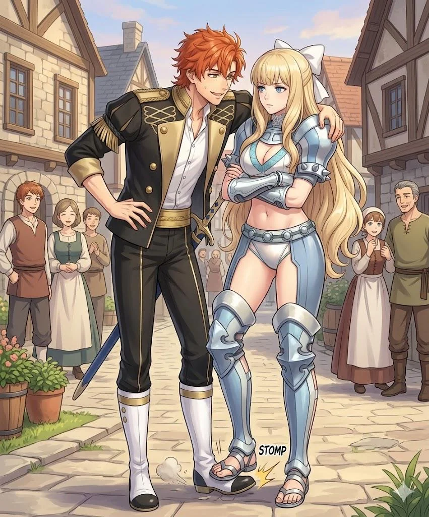 Fire Emblem Sylvain hitting on Charlotte picture 1 of 1