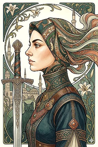 Me as medieval warrior (prompt is below)'