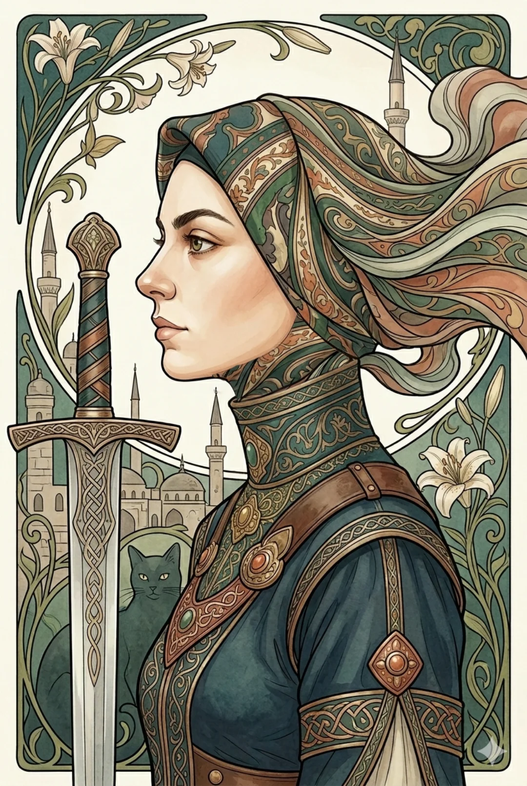 Me as medieval warrior (prompt is below) picture 1 of 1