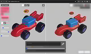 non-destructive 3D + interactive speed AI, an upcoming web app thingy'