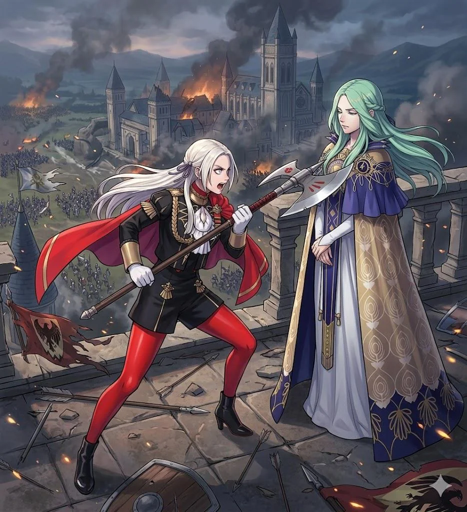 More Fire Emblem Three Houses Edelgard and Rhea picture 1 of 1