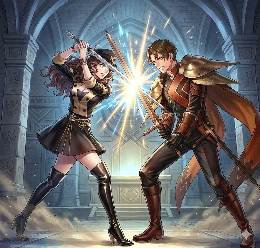 Fire Emblem Three Houses Dorothea vs Metodey picture 1 of 1