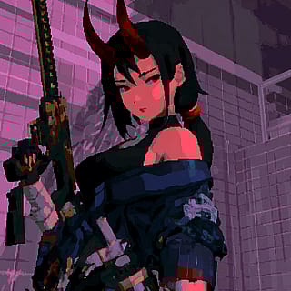 From the archives of a long forgotten PS1 game featuring Cyberpunk Oni'