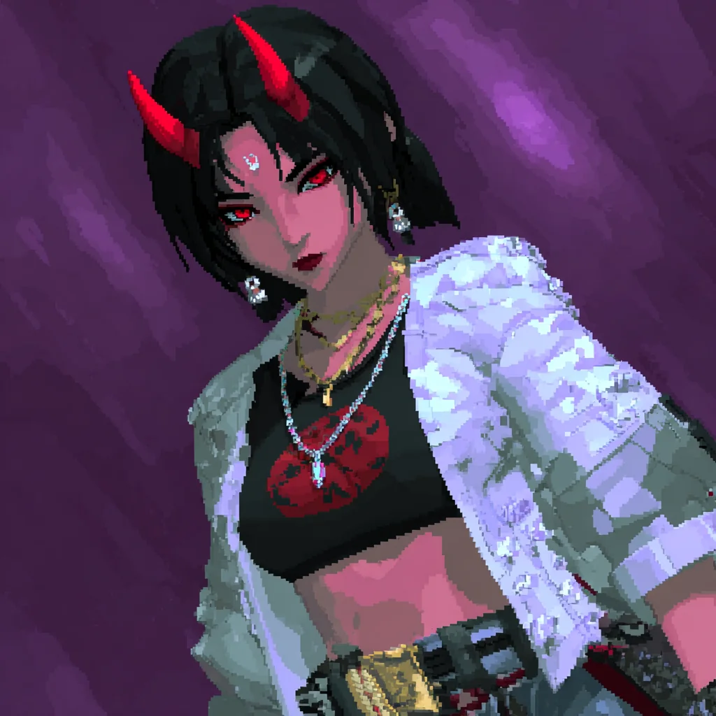 From the archives of a long forgotten PS1 game featuring Cyberpunk Oni picture 4 of 15