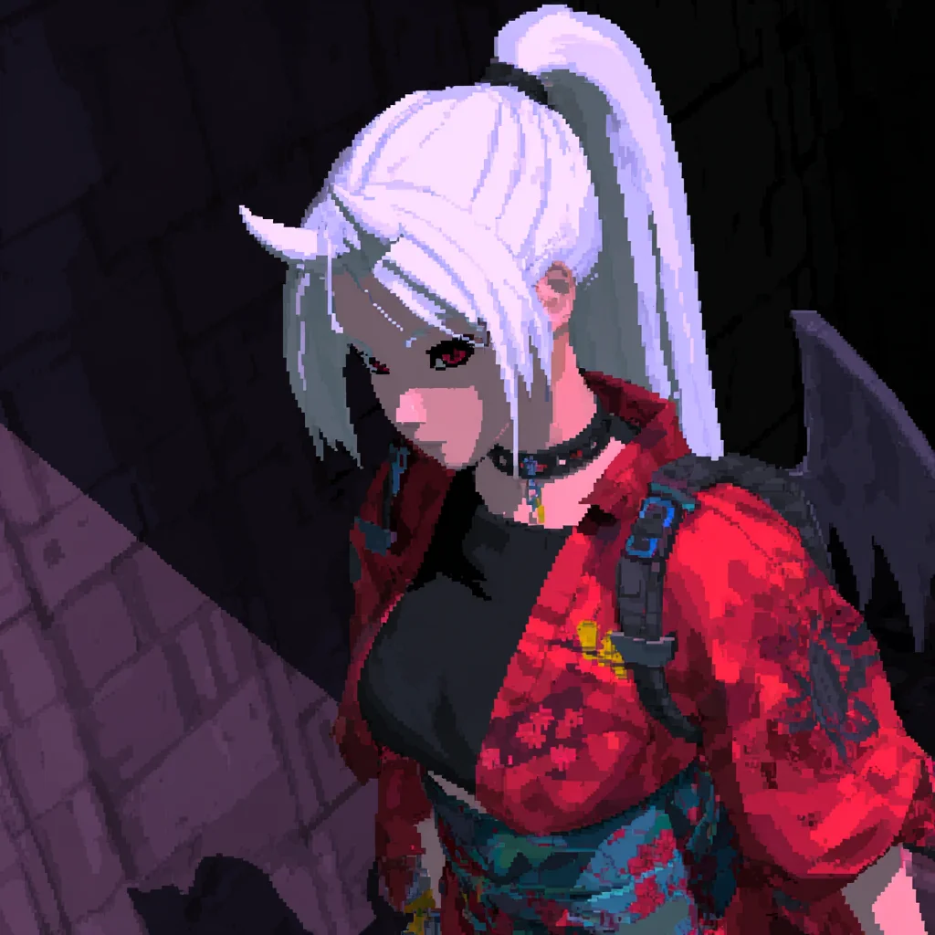 From the archives of a long forgotten PS1 game featuring Cyberpunk Oni picture 8 of 15