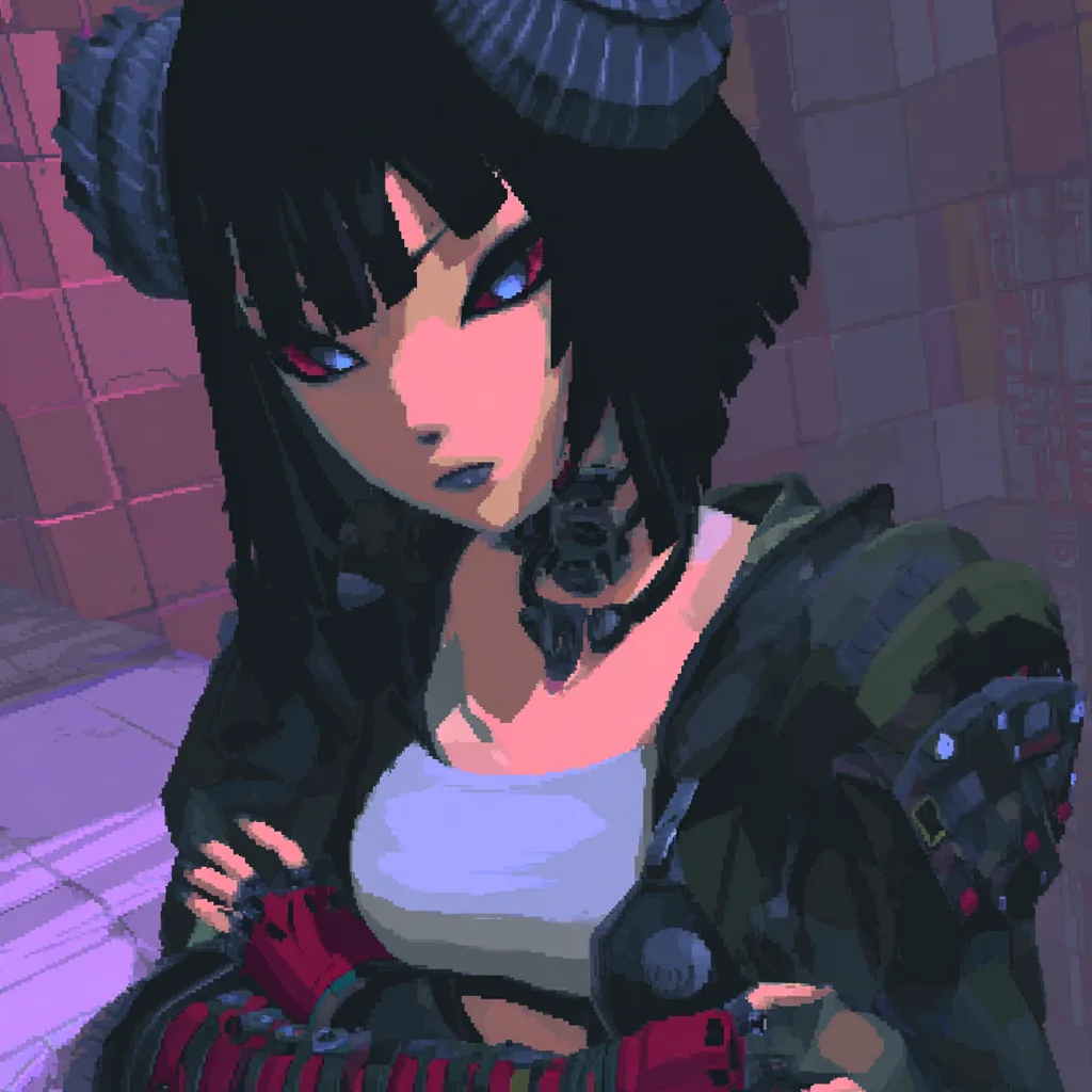 From the archives of a long forgotten PS1 game featuring Cyberpunk Oni picture 12 of 15