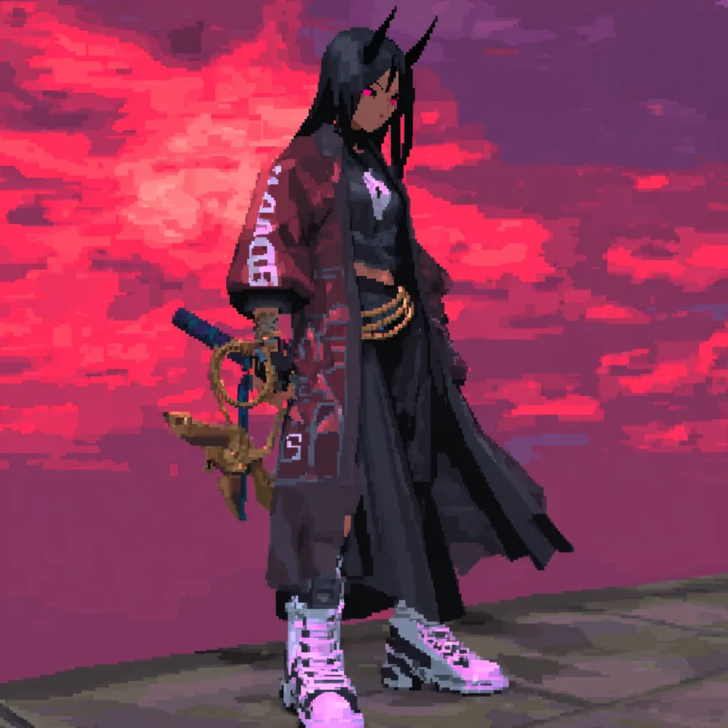 From the archives of a long forgotten PS1 game featuring Cyberpunk Oni picture 13 of 15