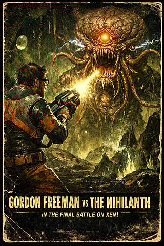 Half Life (1979) promotional poster'