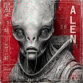 Alien - Bauhaus style'