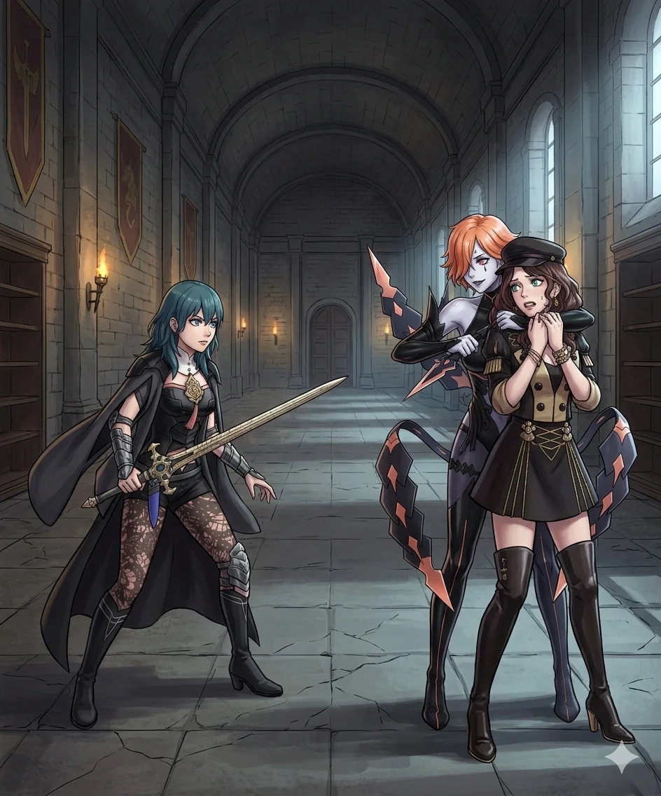 Fire Emblem Three Houses Byleth Kronya and Dorothea picture 2 of 2