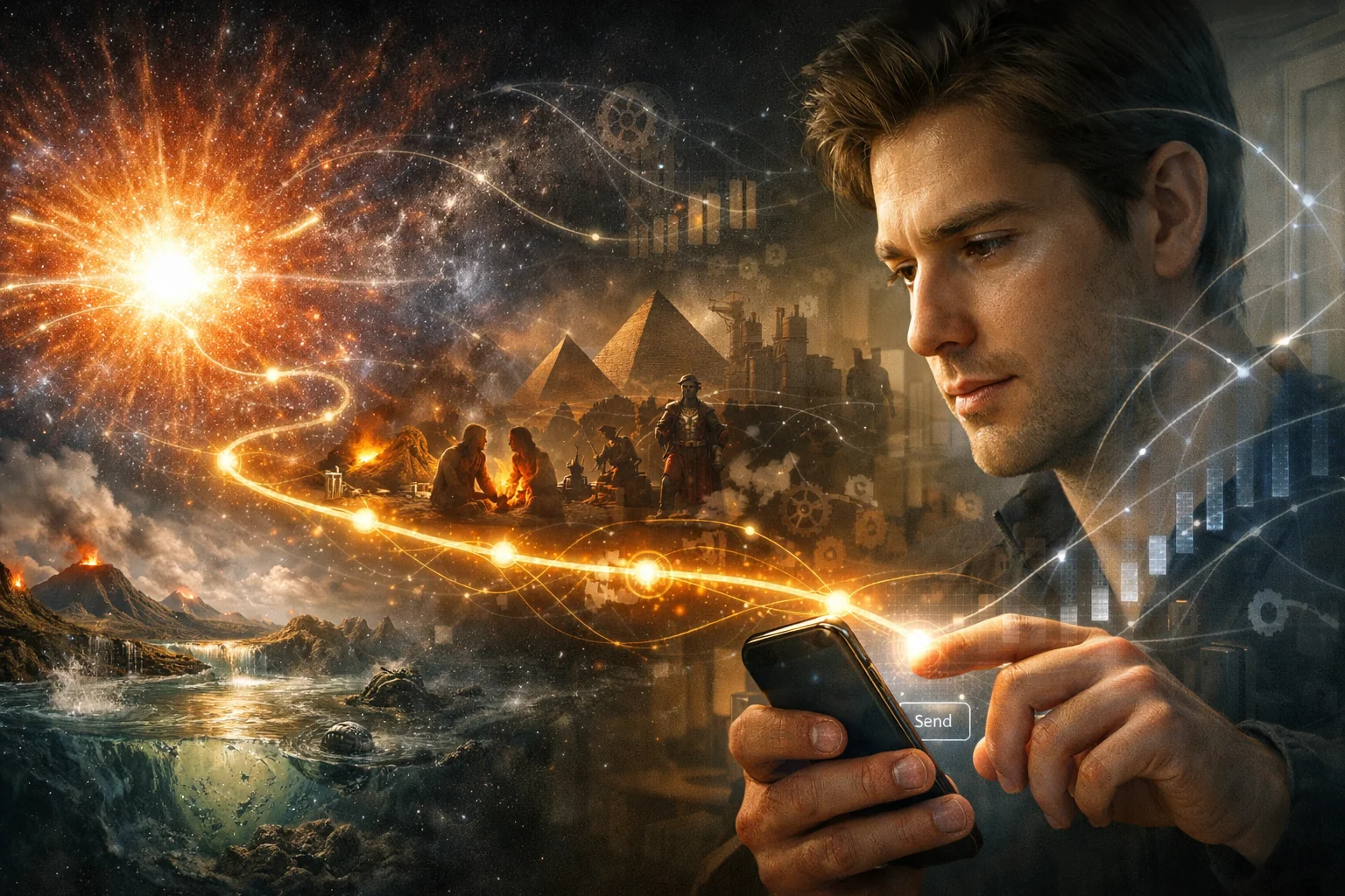 In a deterministic universe every decision you ever made or will make was already decided from the moment of the big bang picture 1 of 1