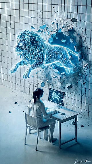 The Lion Protocol / Phone Wallpaper Archives'