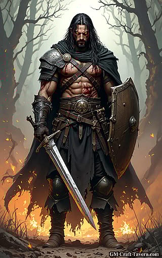 Bloodied Warrior of the Dark Forest'