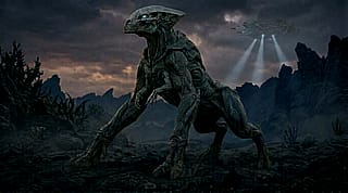 Making sculptures and assets based on expanded "Predator-verse."'