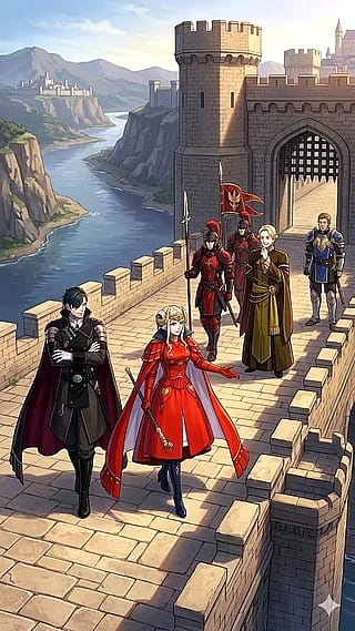 Fire Emblem Three Houses Edelgard Hubert and Acheron'
