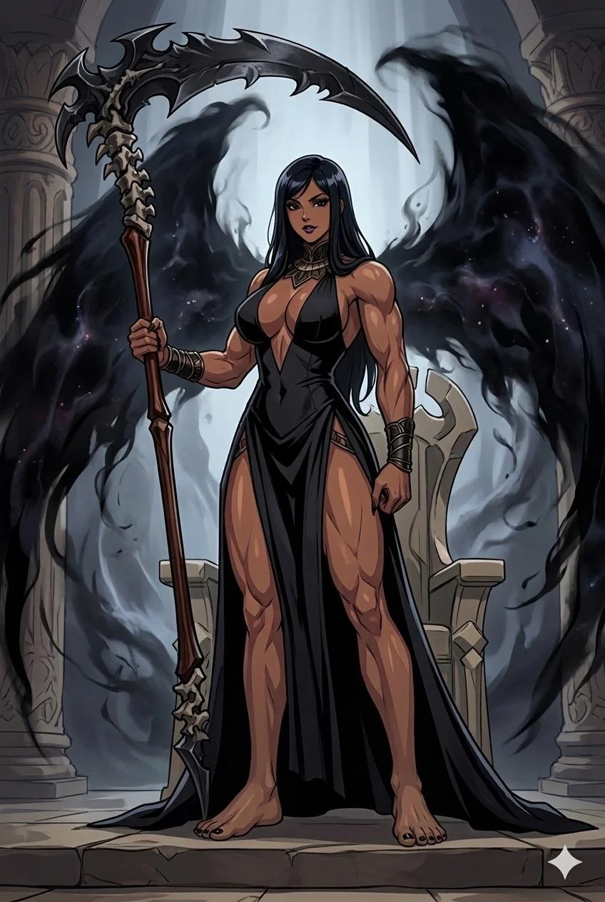 A death goddess in a book im writing. picture 1 of 1