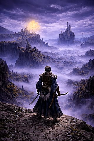 Liurnia of the Lakes from Elden ring'