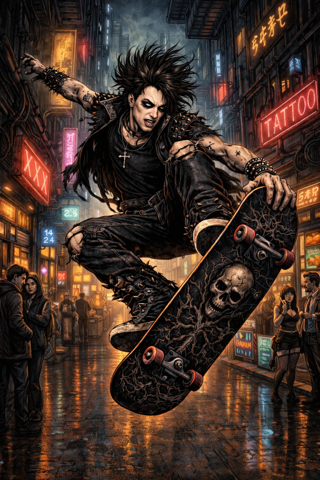 Neon Alley Kickflip picture 1 of 1