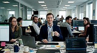 Something seems off with the new guy'