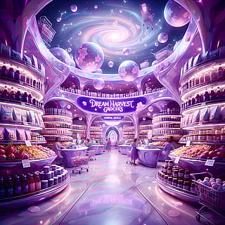 midnight run to the supermarket feels like in a lucid dream…'