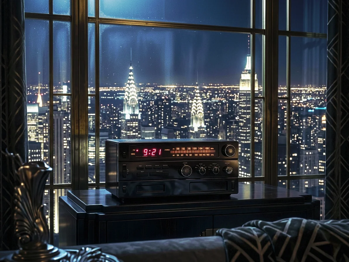 My 8 track alarm clock in 1930s art deco New York picture 1 of 1