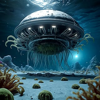 Submerged engine, coral's whisper'