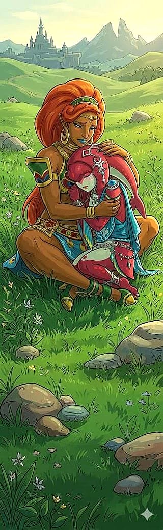 Breath of the Wild Mipha and Urbosa'