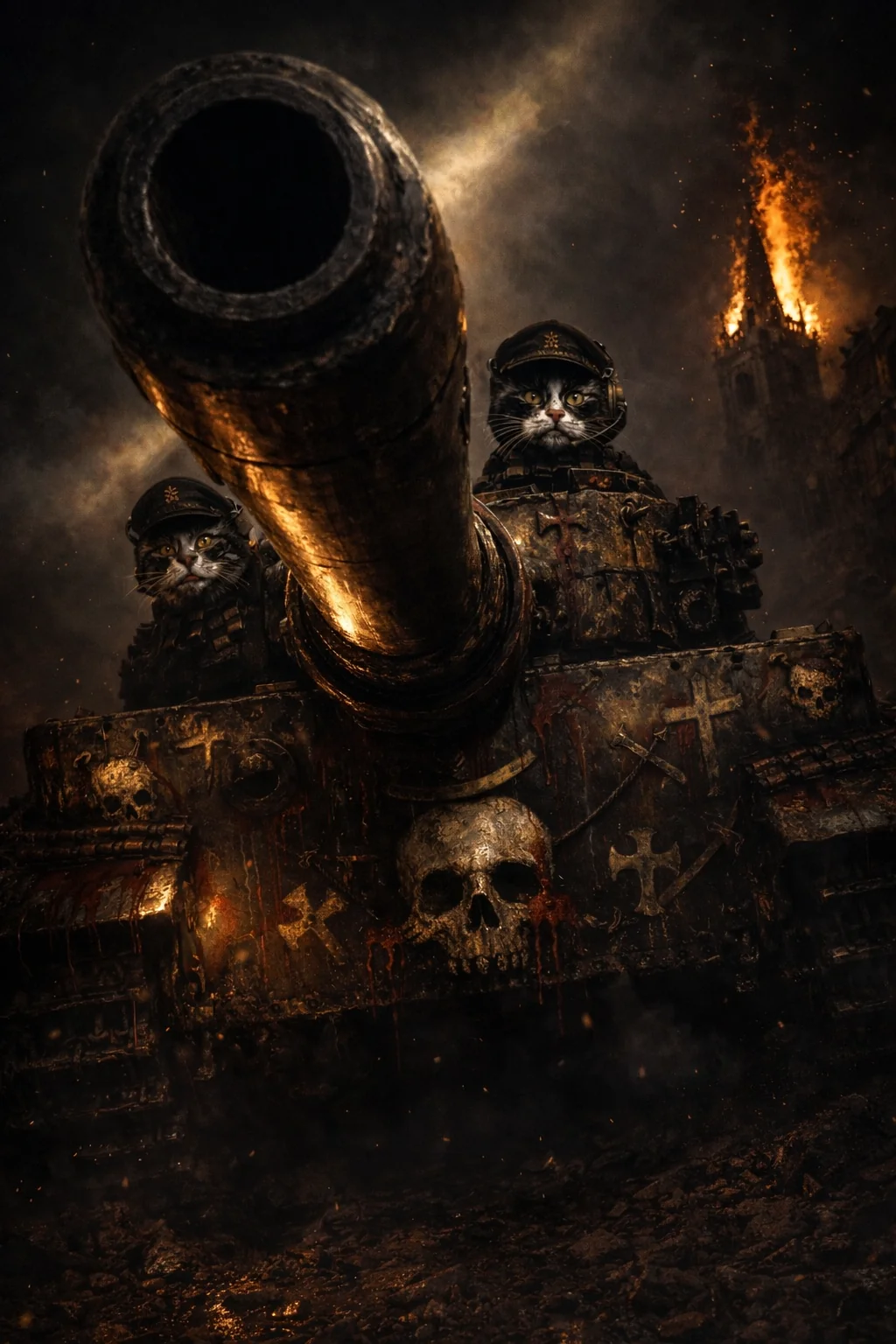 Cats always go to war at night picture 1 of 1