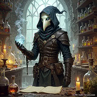 Alchemist's Secrets in the Shadows'
