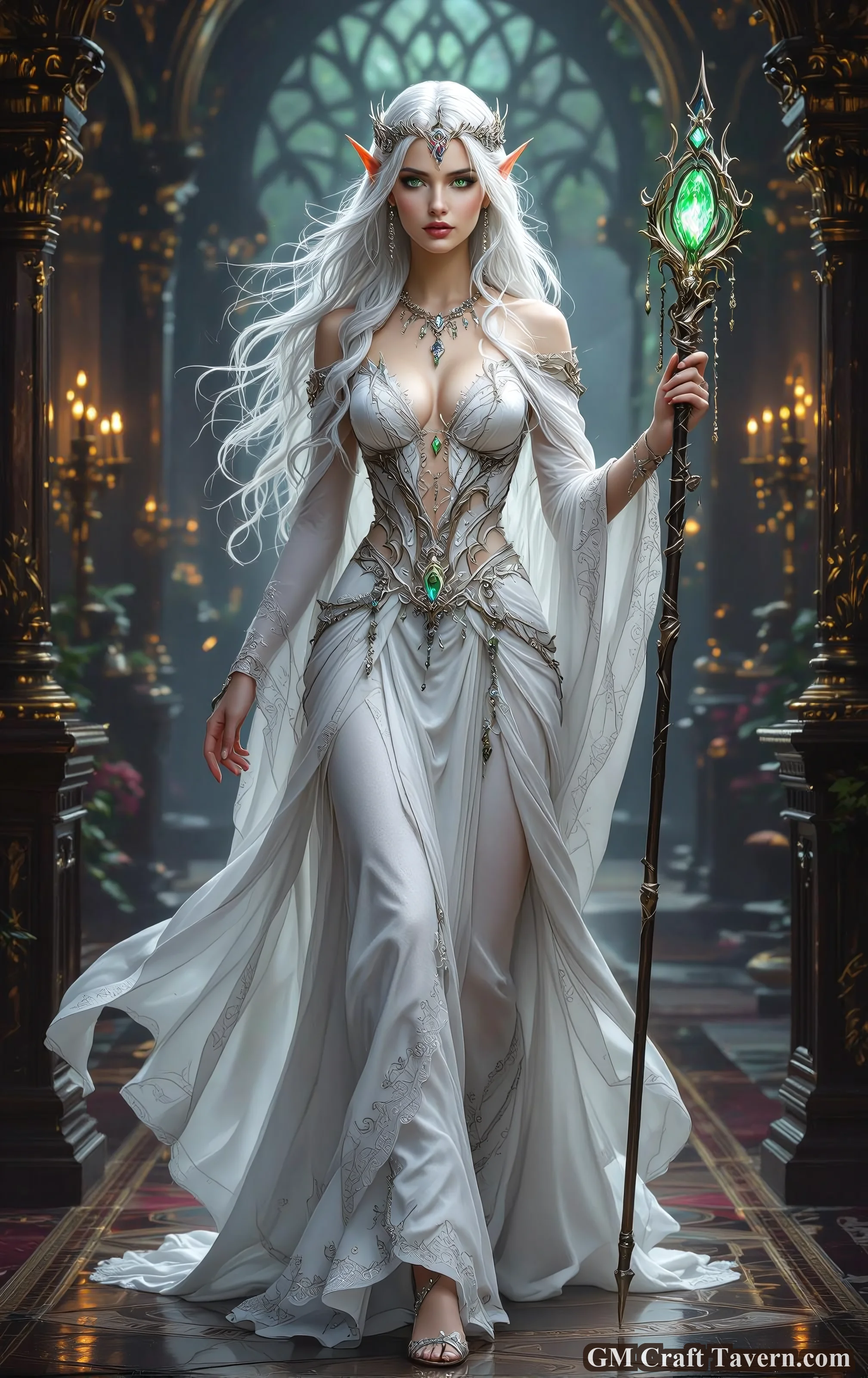 Elven Queen Enters the Twilight Palace picture 1 of 1