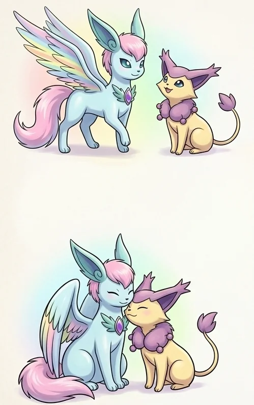 Auroreon and Delcatty and best friends picture 1 of 1