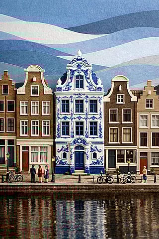 Porcelain house, Holland'