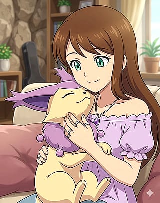 Skye and Her Delcatty'