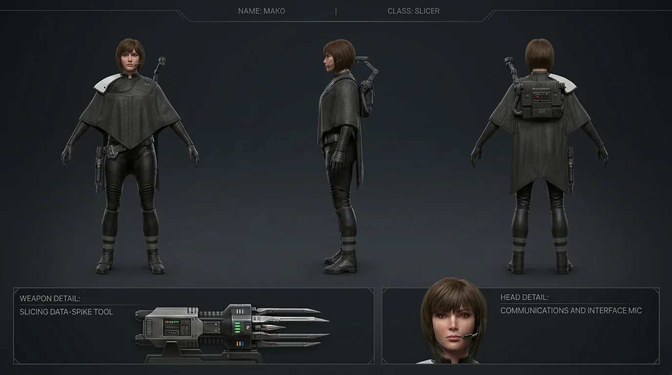 Had AI generate my favourite characters from SWTOR picture 1 of 7