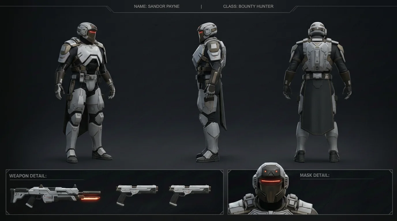 Had AI generate my favourite characters from SWTOR picture 5 of 7