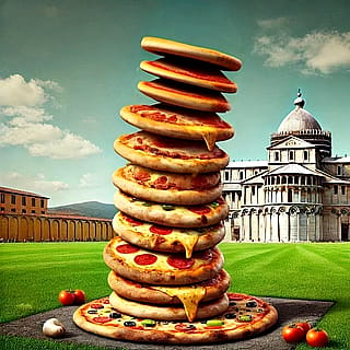 Leaning Tower of Pizza'