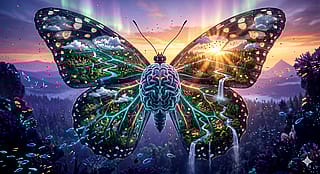 The Butterfly That Contains a Forest'