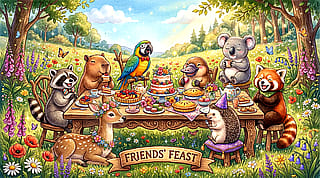 Friends' Feast'