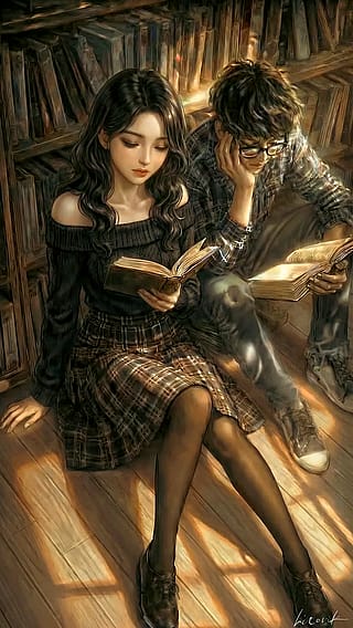 Dual Access to the Book Universe / Phone Wallpaper Archives'